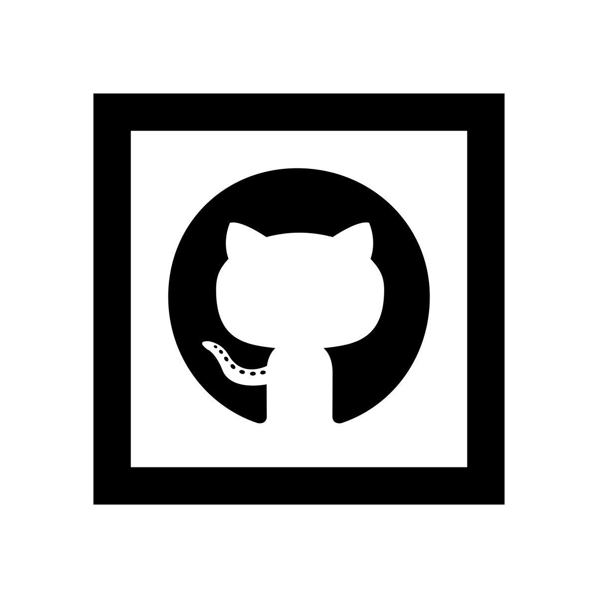 windows 10 style github平方 icon