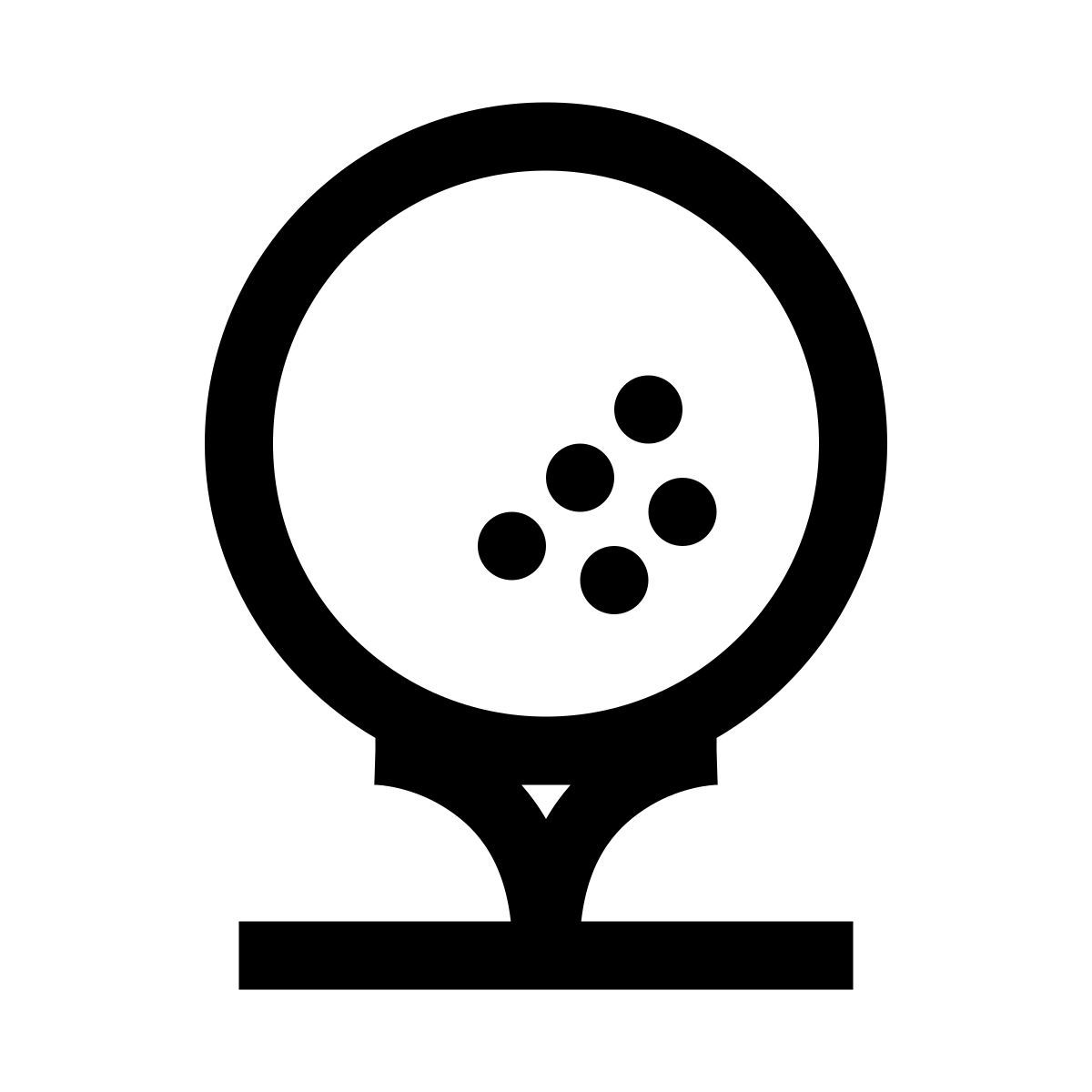 windows 10 style 高尔夫球 icon