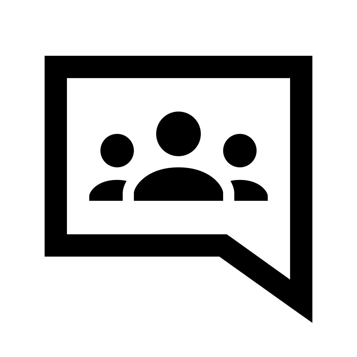 windows 10 style google groups icon