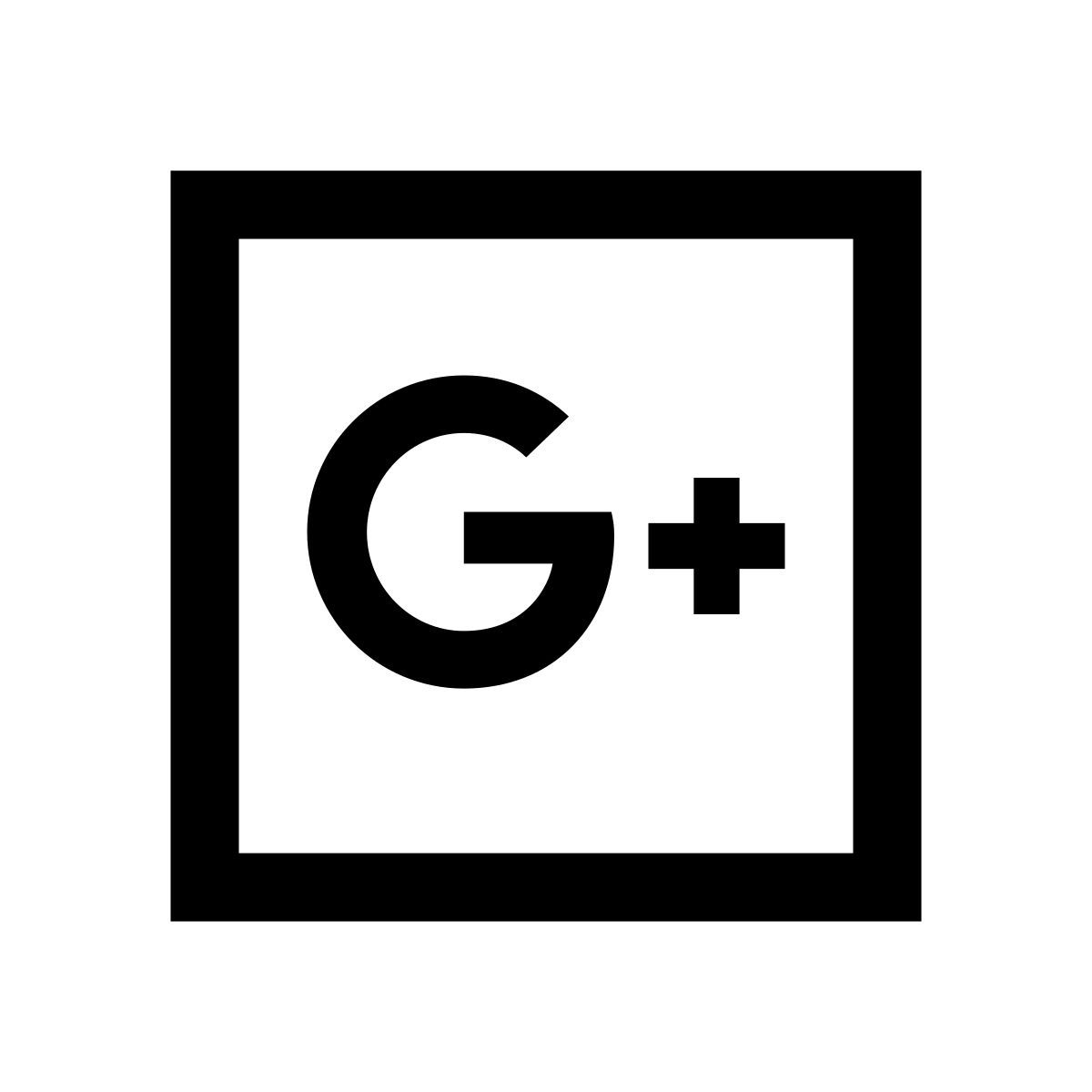 windows 10 style 구글 플러스 icon