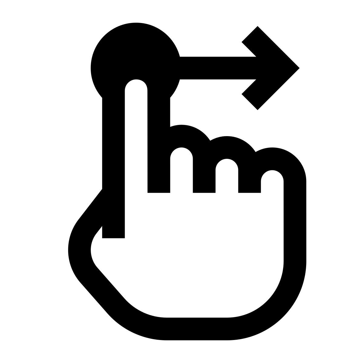 windows 10 style 손으로 드래그 icon