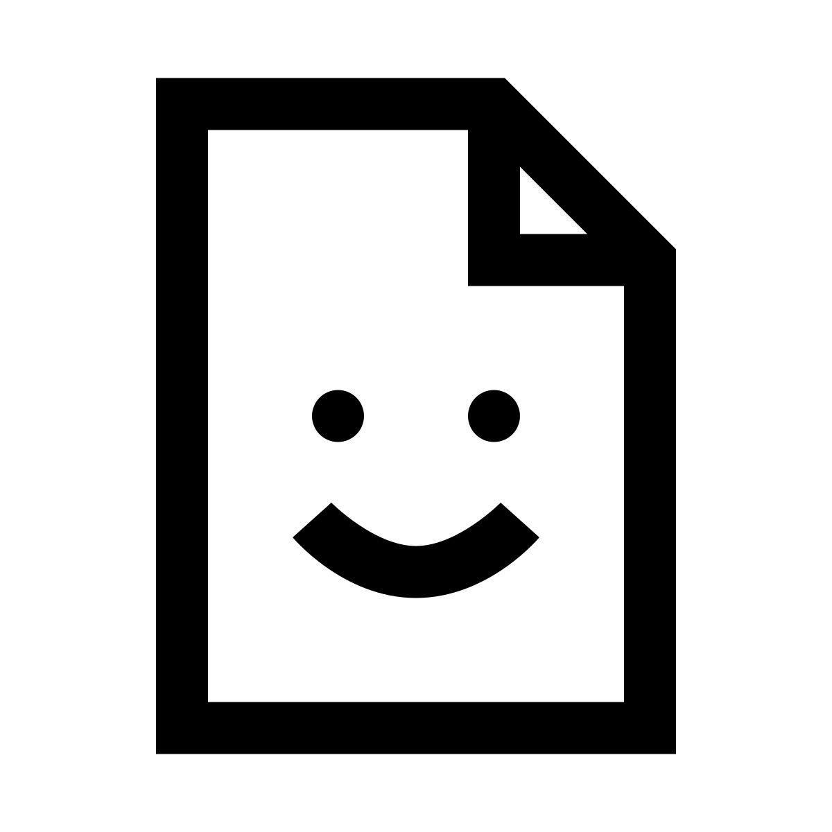 windows 10 style happy file icon