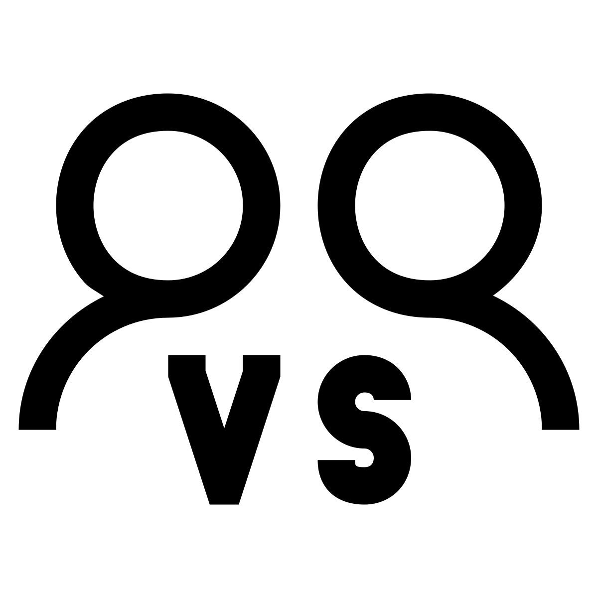 windows 10 style head to head icon