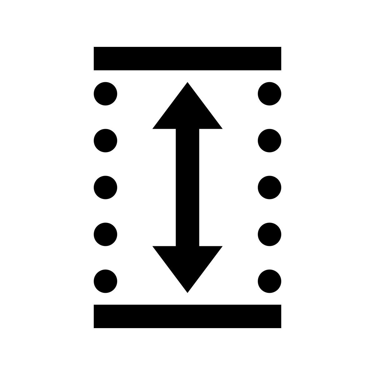 windows 10 style height icon