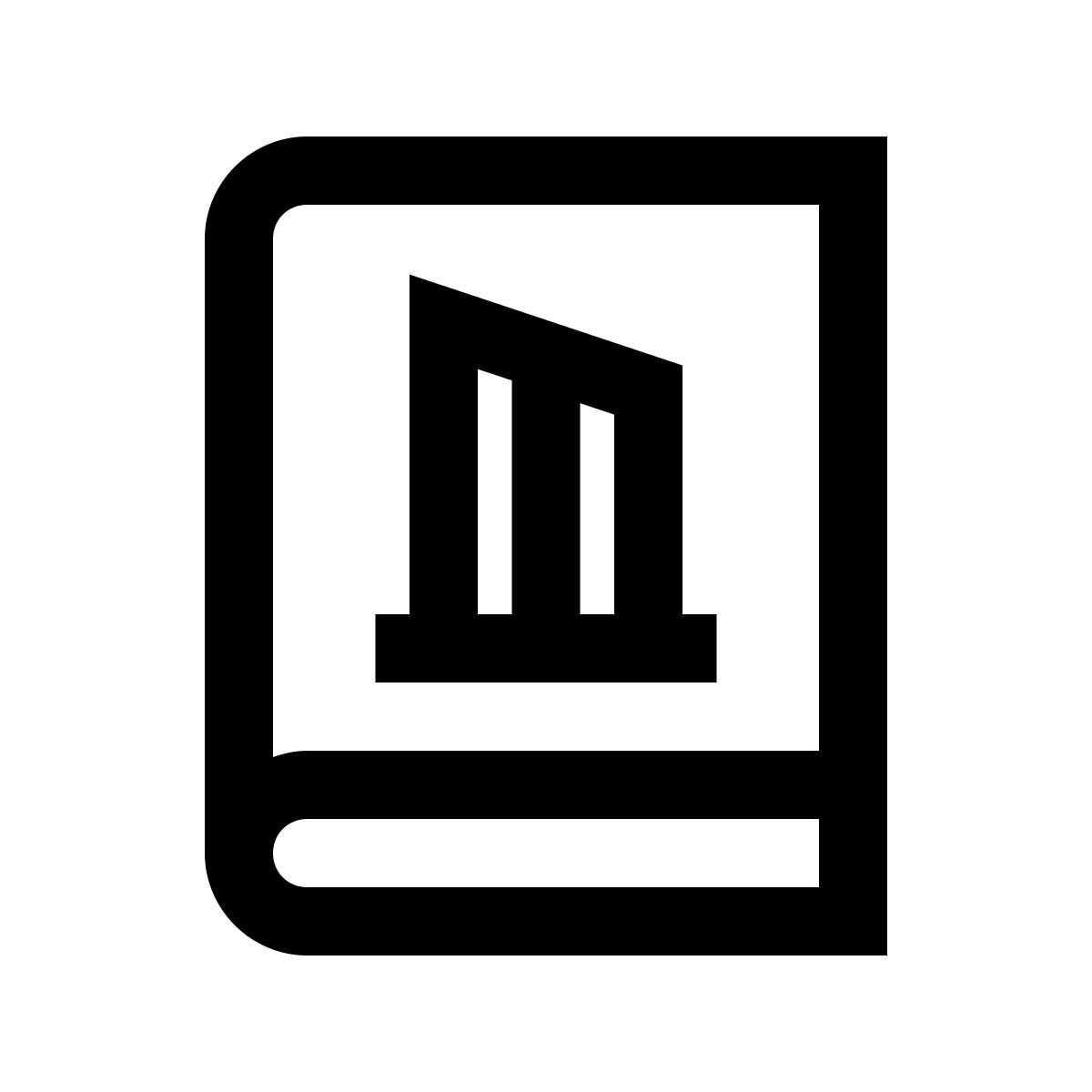 windows 10 style livre d'histoire icon