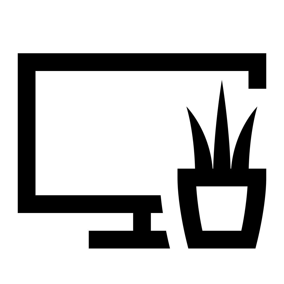 windows 10 style 在家办公 icon