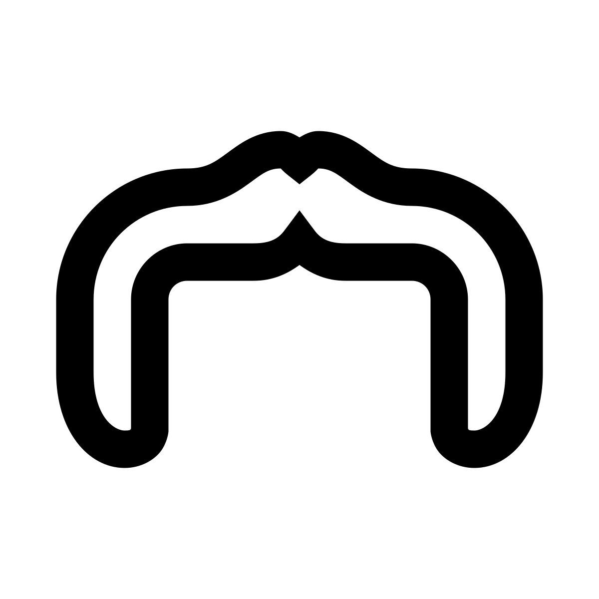 windows 10 style bigote herradura icon