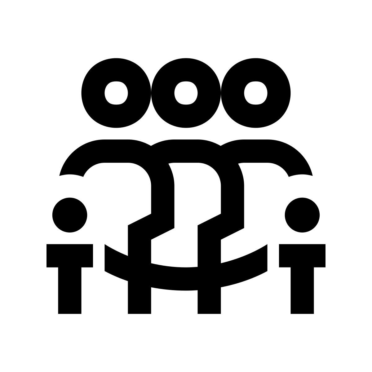 windows 10 style cola humana icon