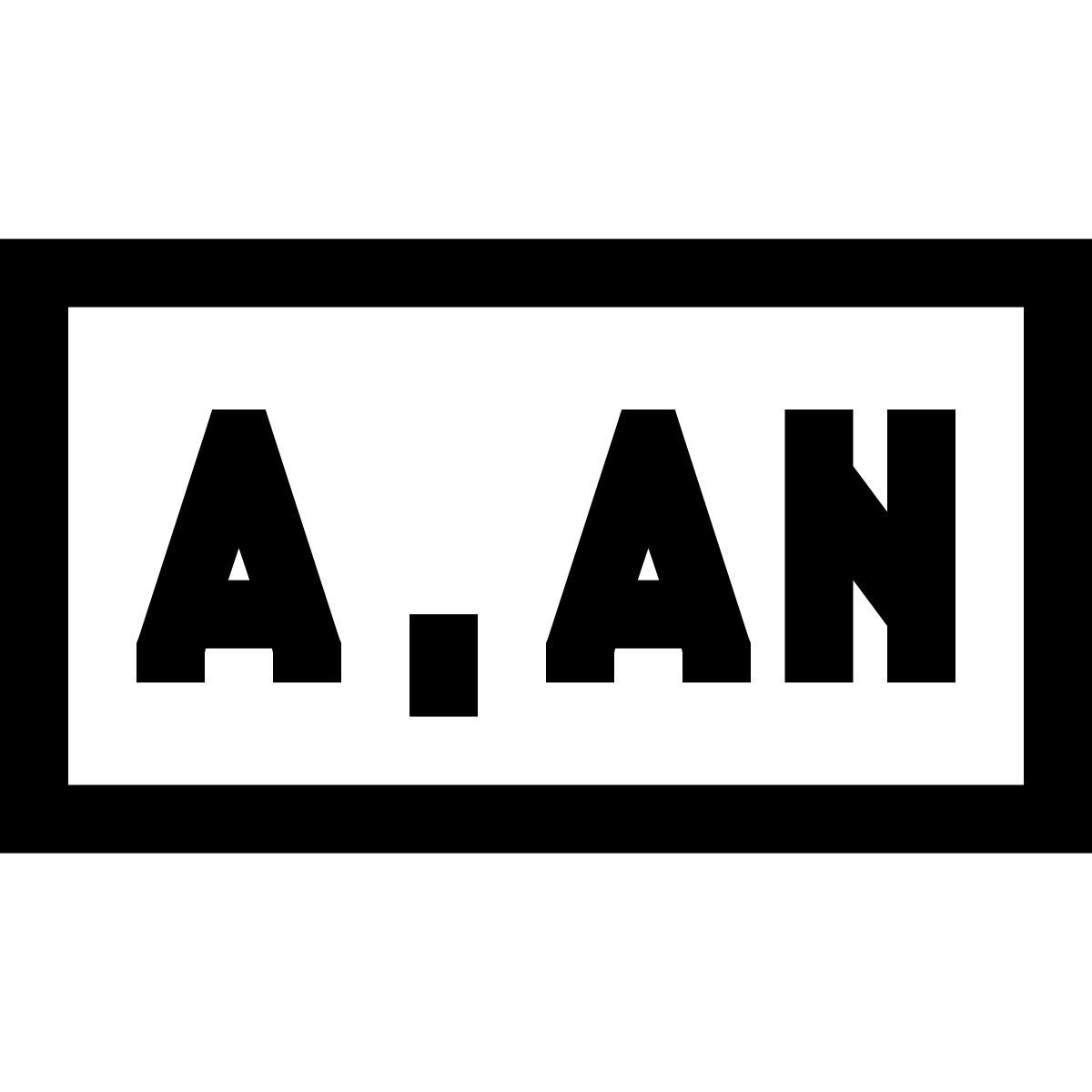 windows 10 style 不定冠词 icon