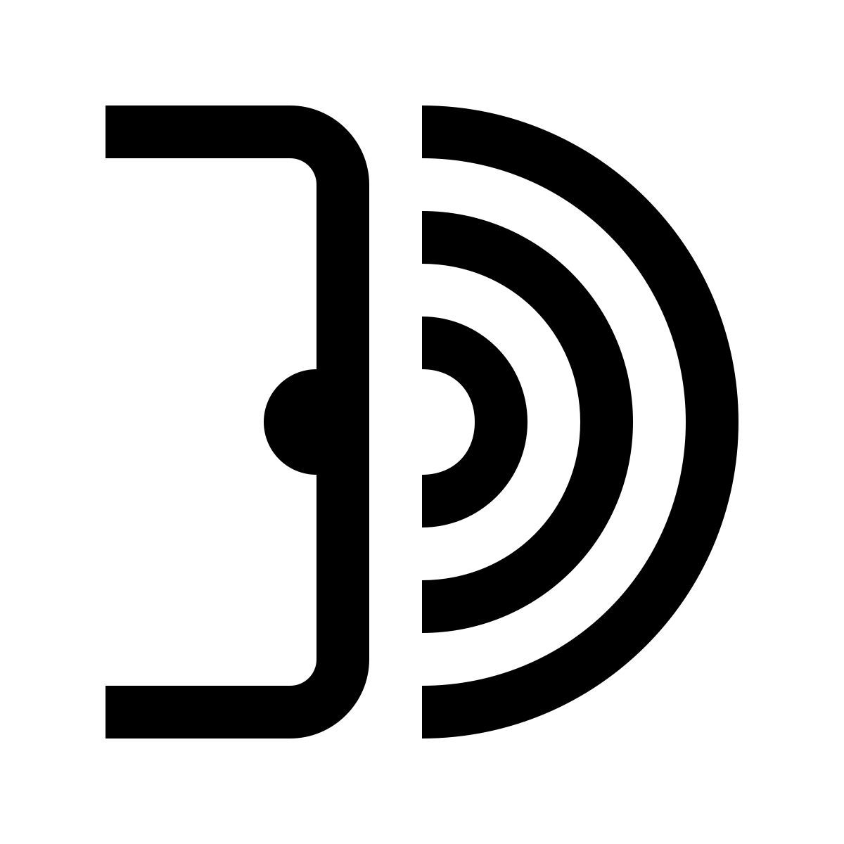 windows 10 style 전송 적외선 빔 icon