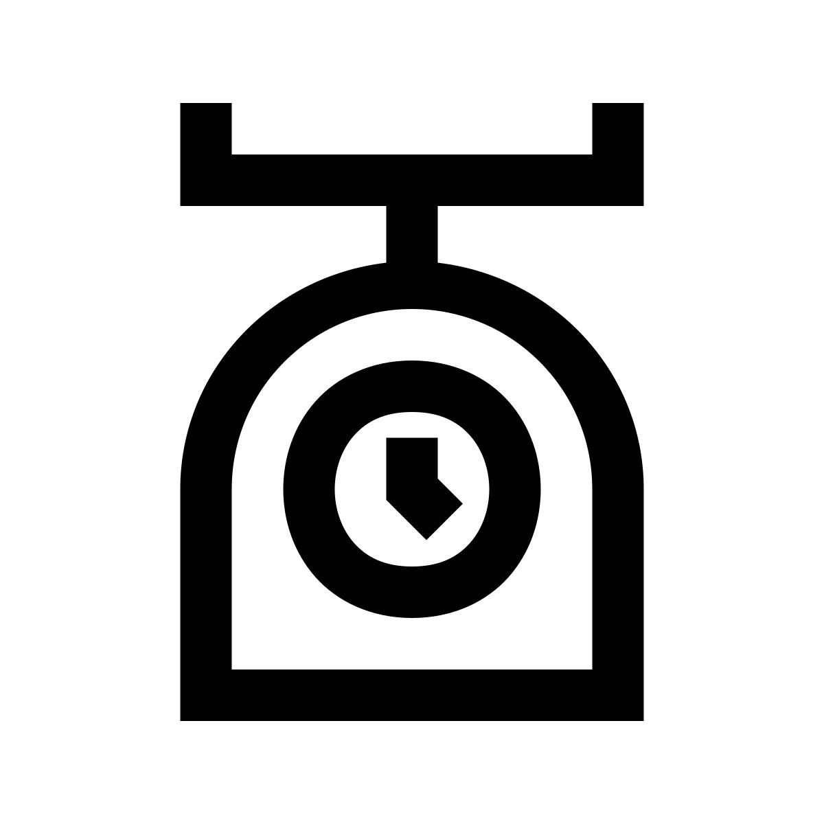 windows 10 style básculas de cocina icon