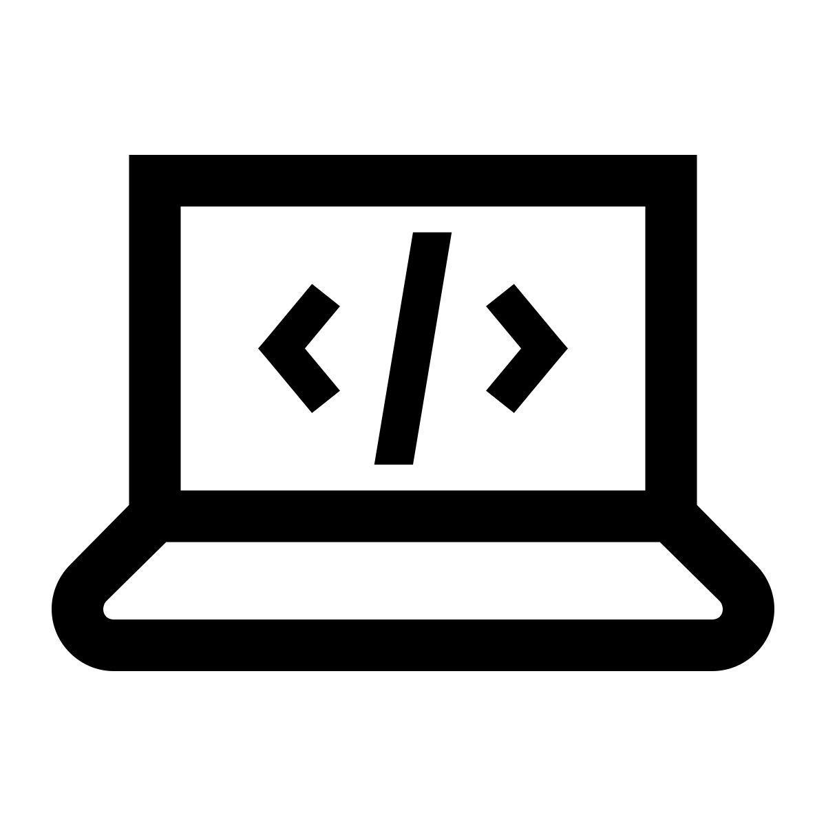 windows 10 style coding icon