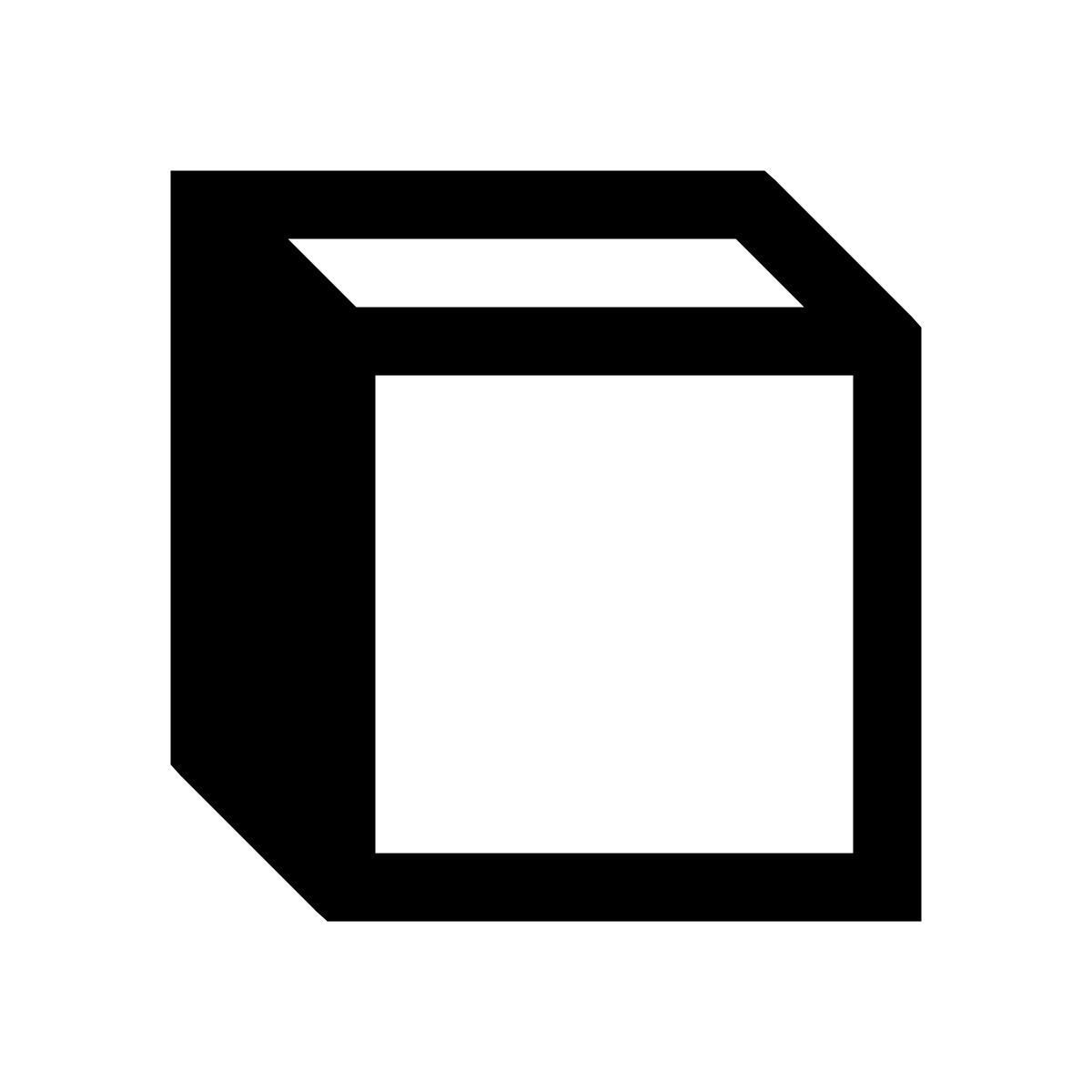 windows 10 style cubo icon