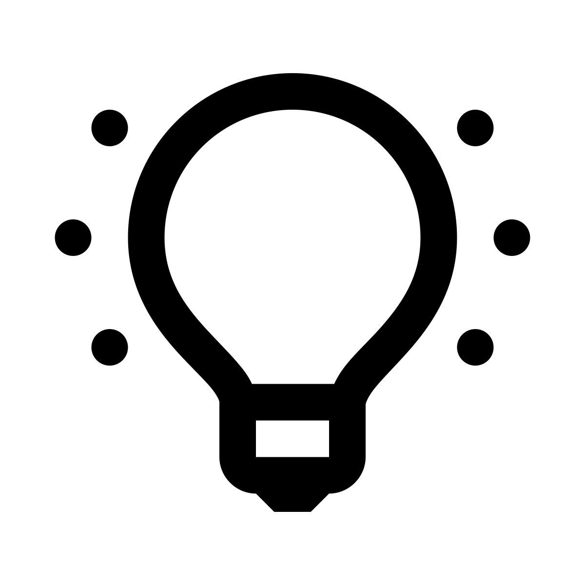 windows 10 style light on icon