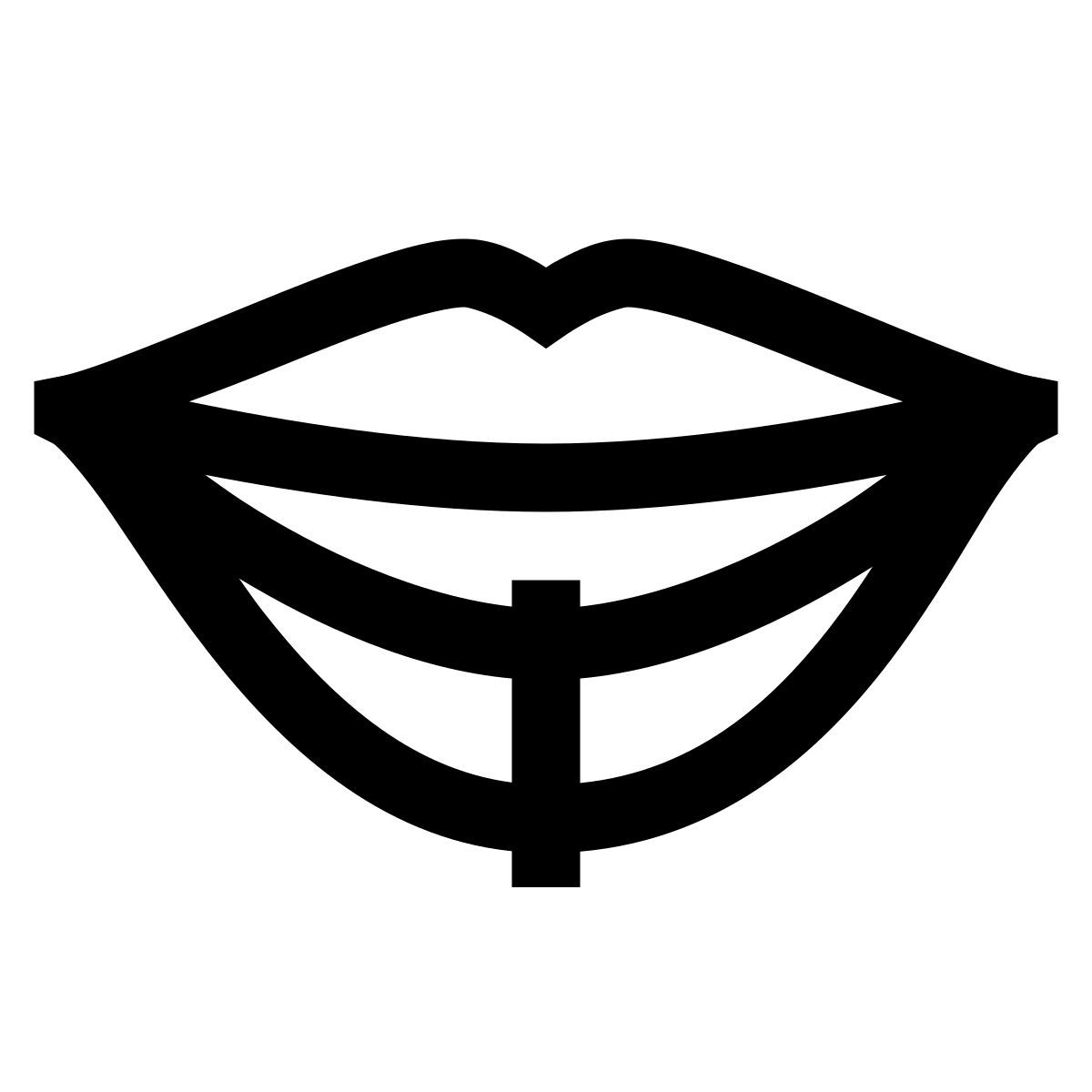 windows 10 style 唇刺穿 icon