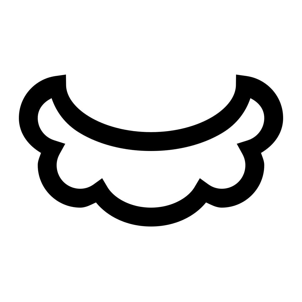windows 10 style 마리오 콧수염 icon