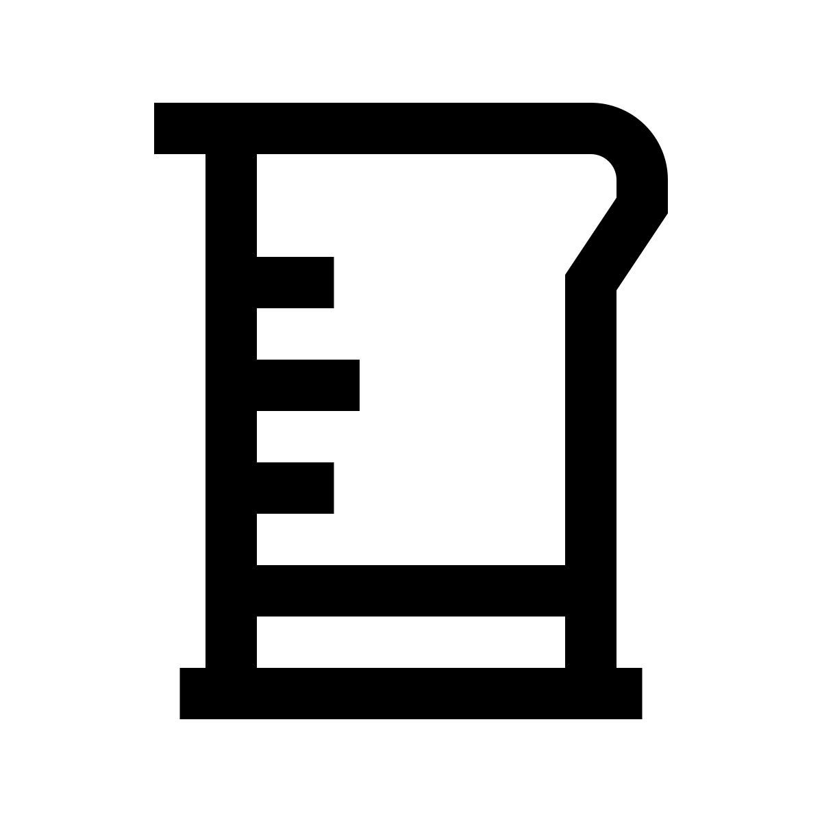 windows 10 style cilindro di misurazione icon