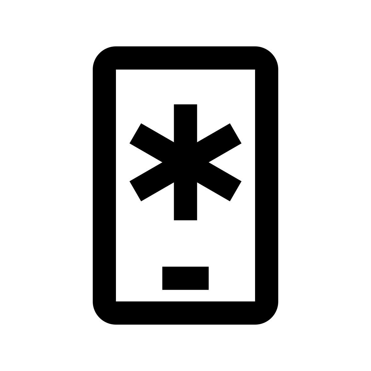 windows 10 style aplicación móvil médica icon