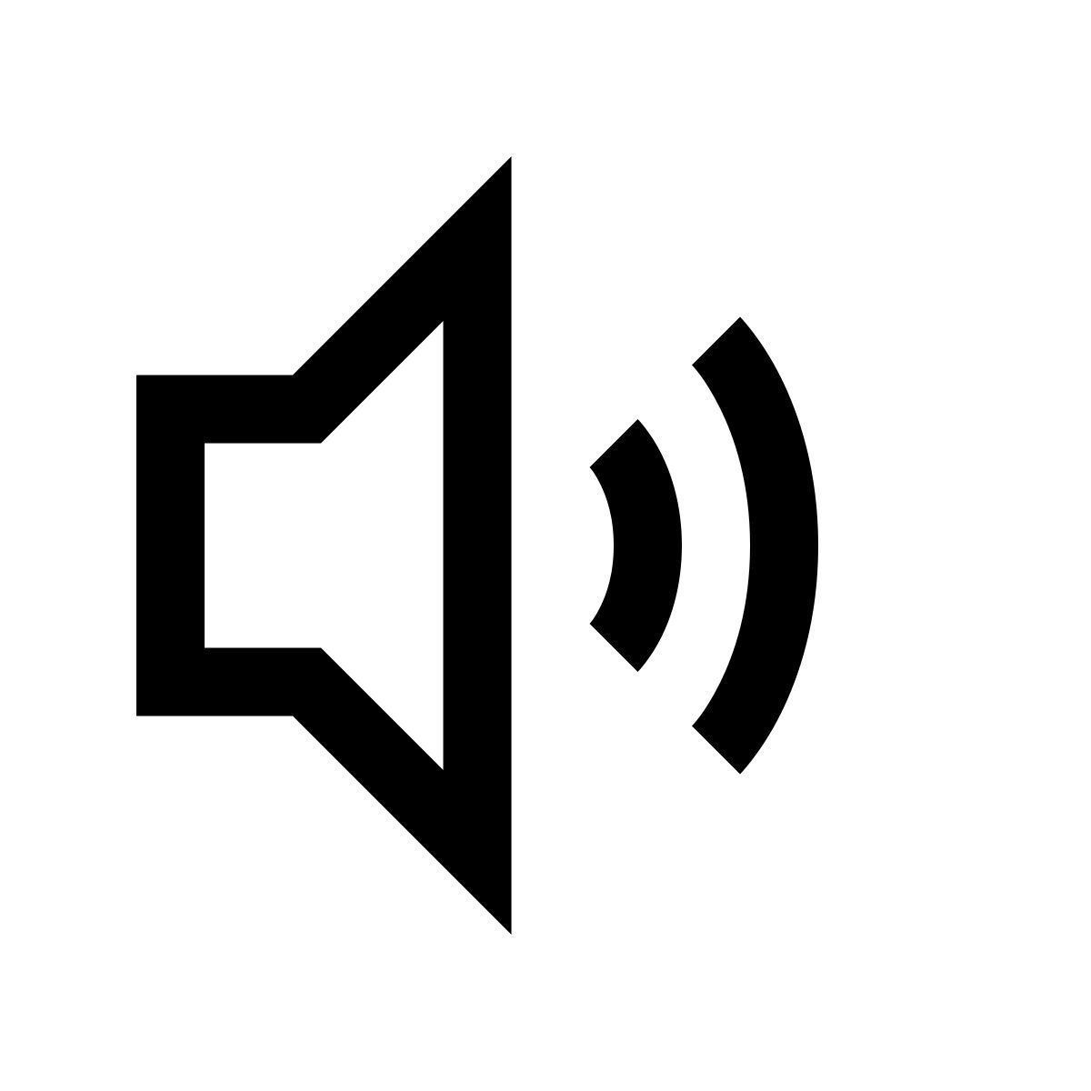 windows 10 style volume moyen icon