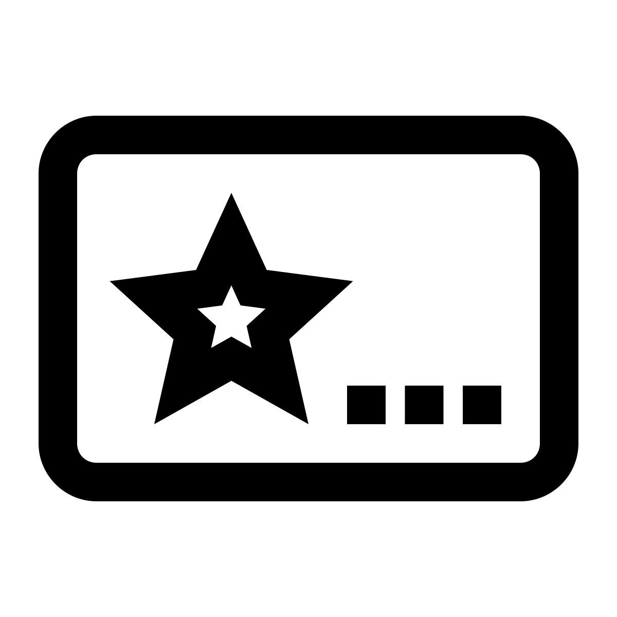 windows 10 style 회원 카드 icon