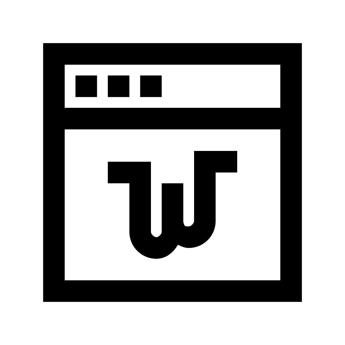 windows 10 style microsoft word window icon