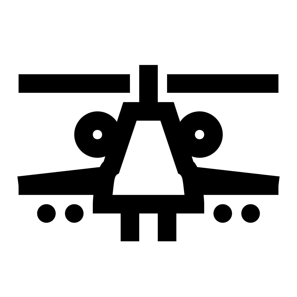 windows 10 style helicóptero militar icon