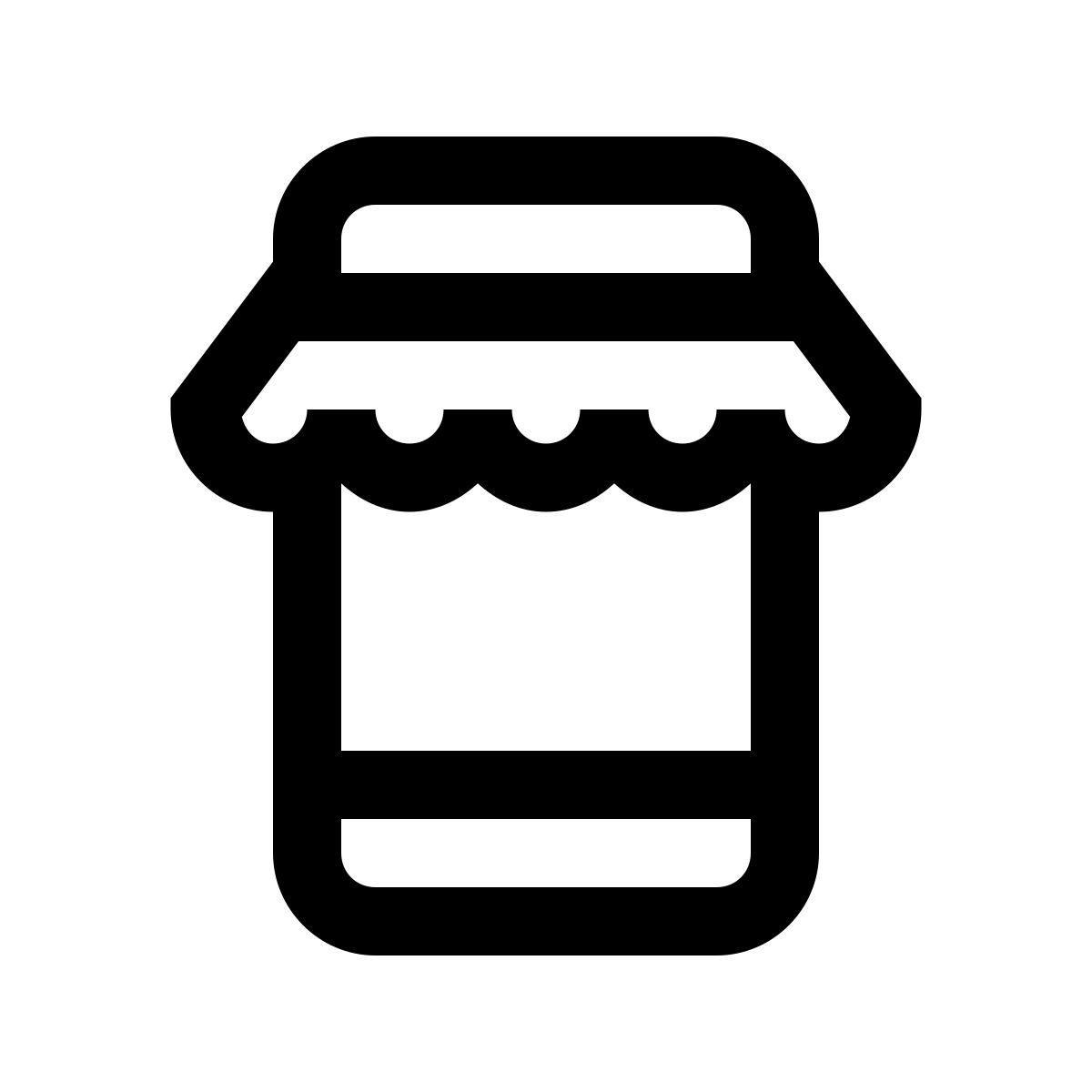 windows 10 style compras móviles icon