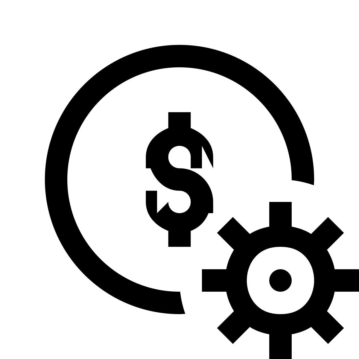 windows 10 style currency settings icon
