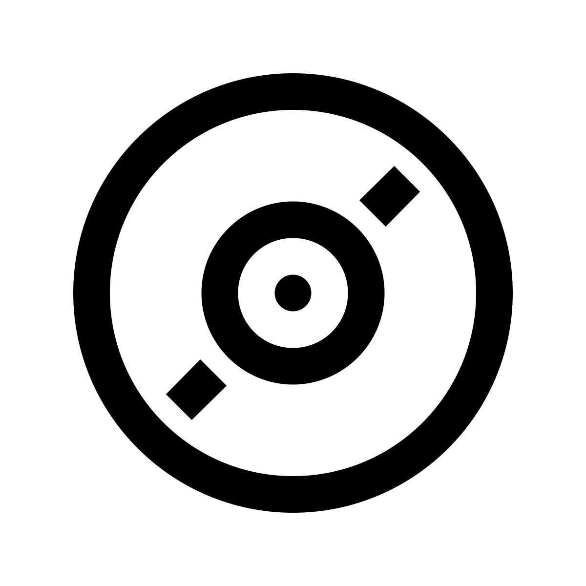 windows 10 style 音乐唱片 icon