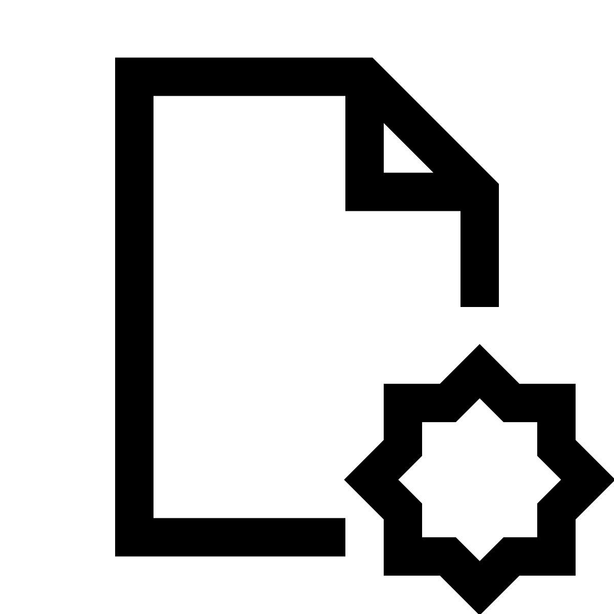 windows 10 style new file icon