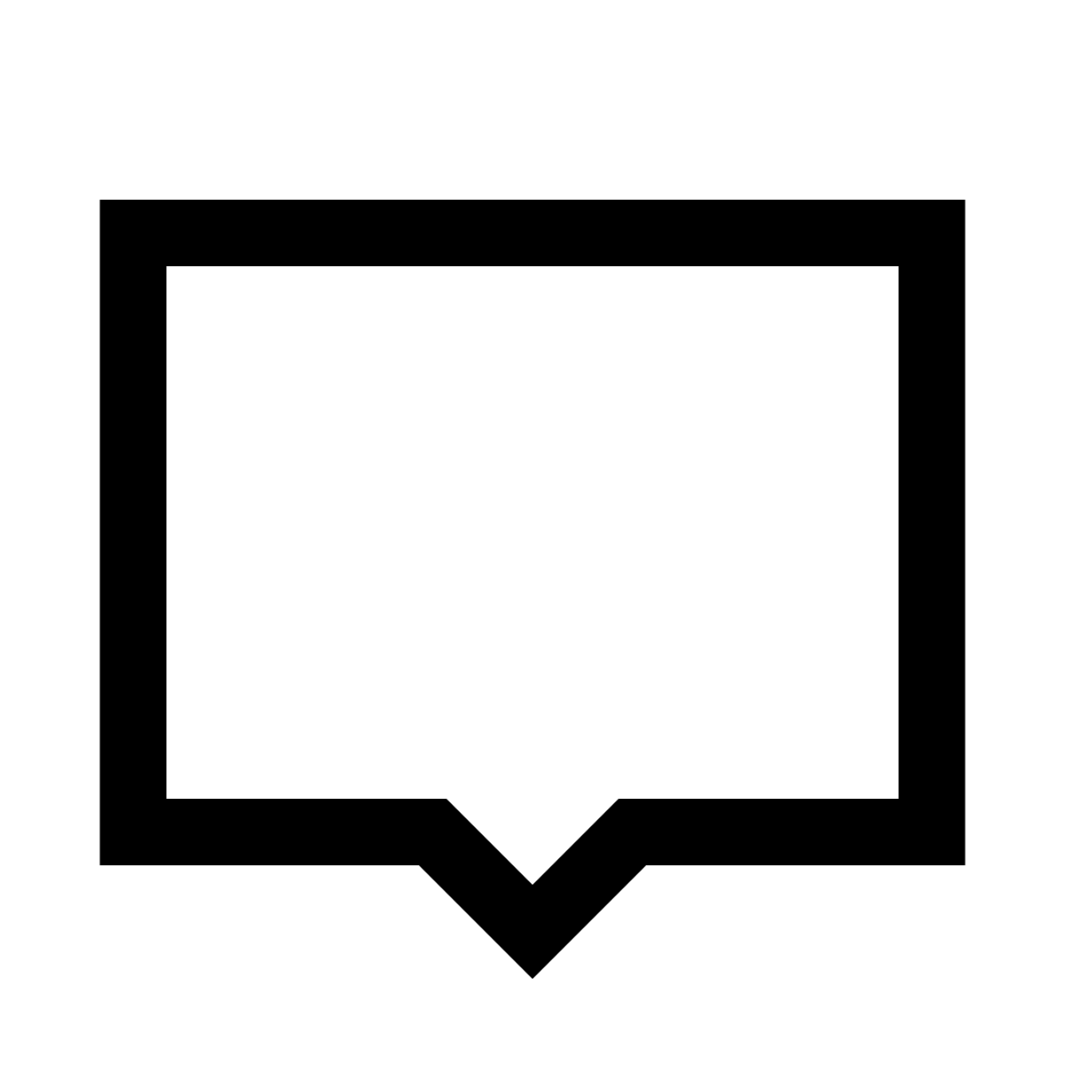 windows 10 style no comments  v2 icon