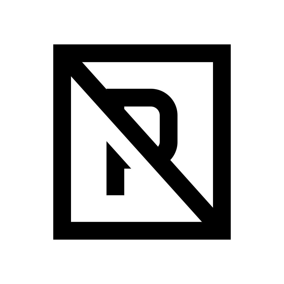 windows 10 style no estacionar icon