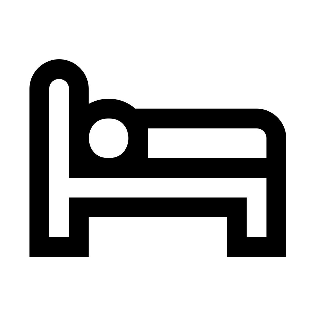 windows 10 style occupied bed icon