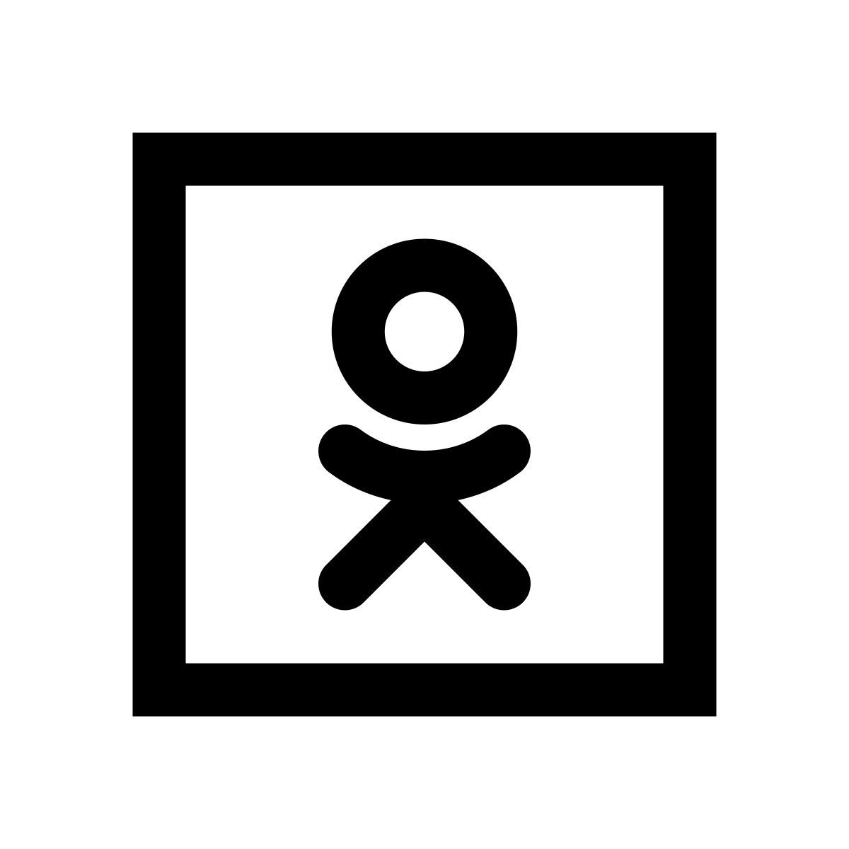 windows 10 style odnoklassniki 제곱 icon