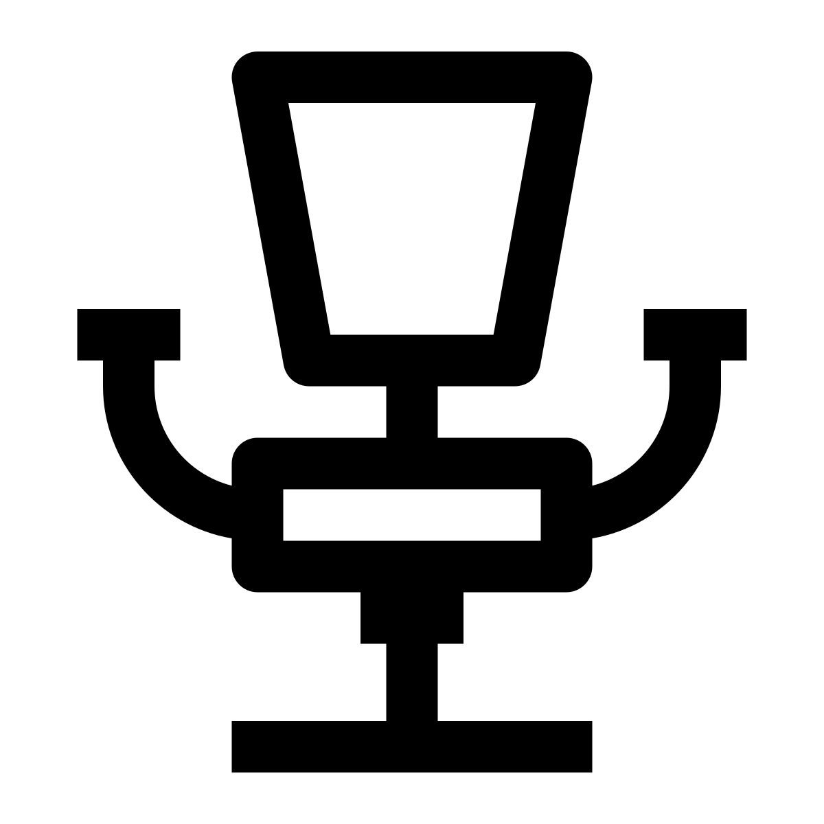 windows 10 style 사무실 의자 2 icon