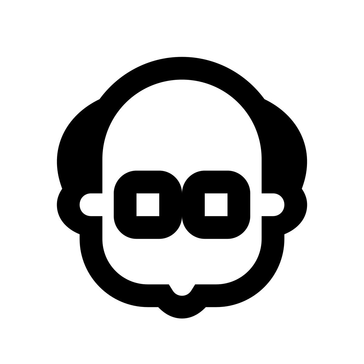 windows 10 style old man icon