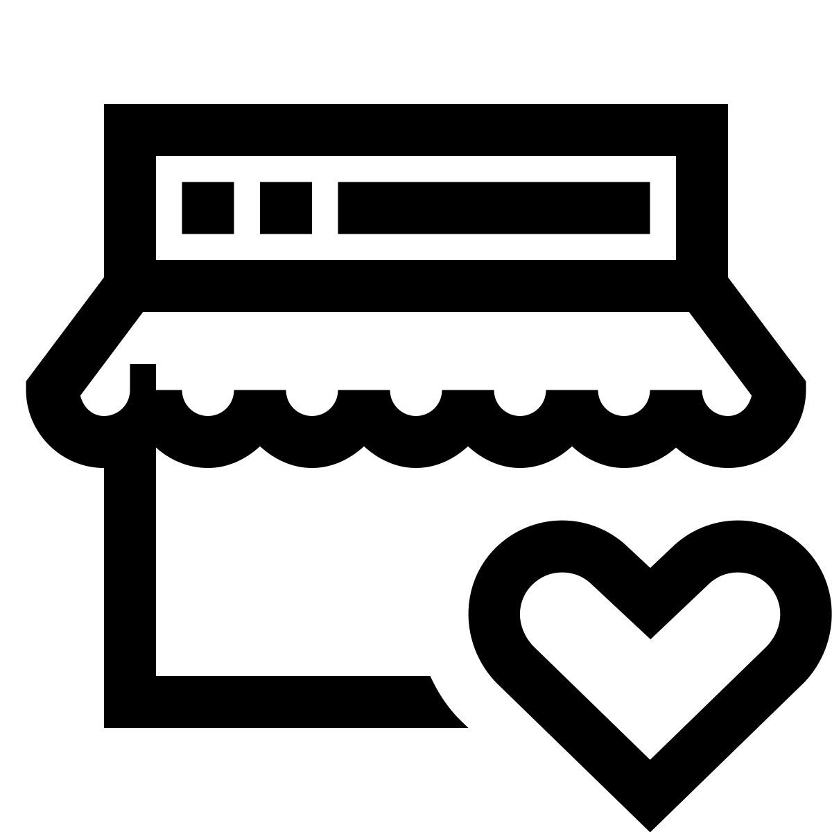 windows 10 style boutique en ligne favori icon