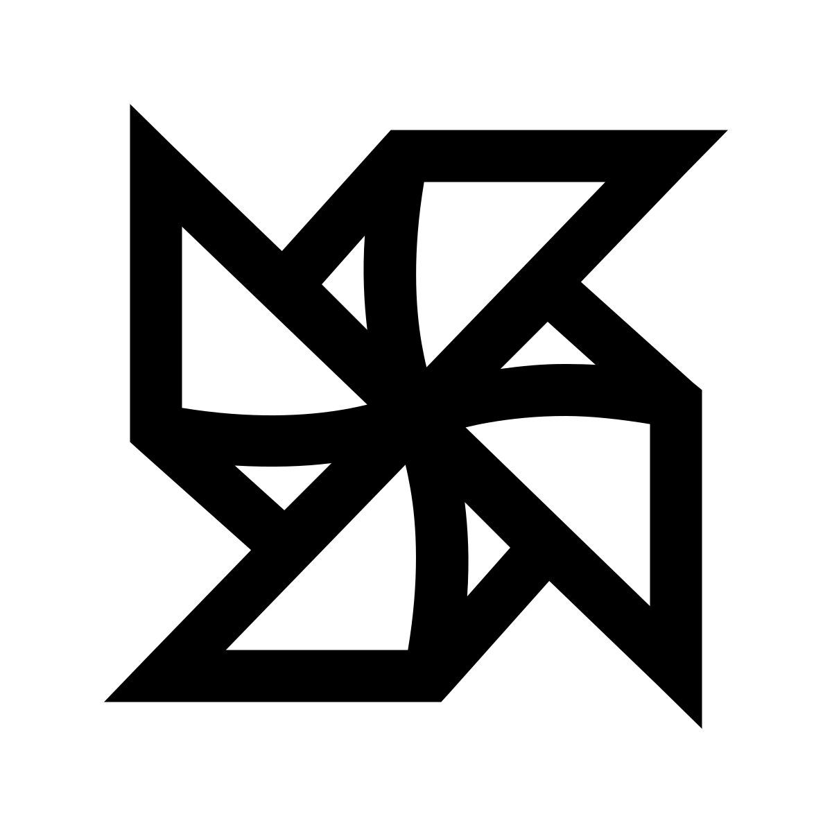 windows 10 style papier windmühle icon