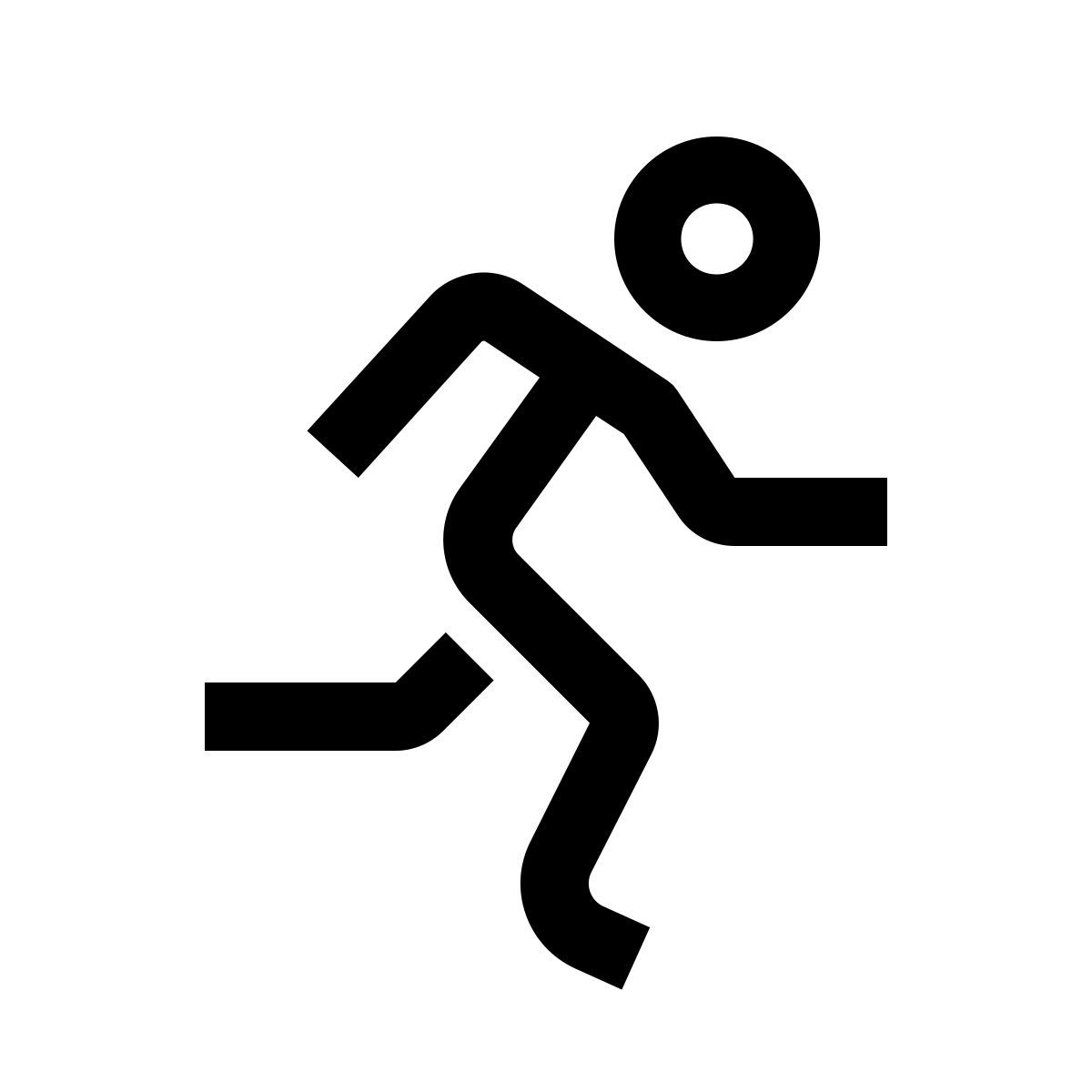 windows 10 style corredor paralímpico icon