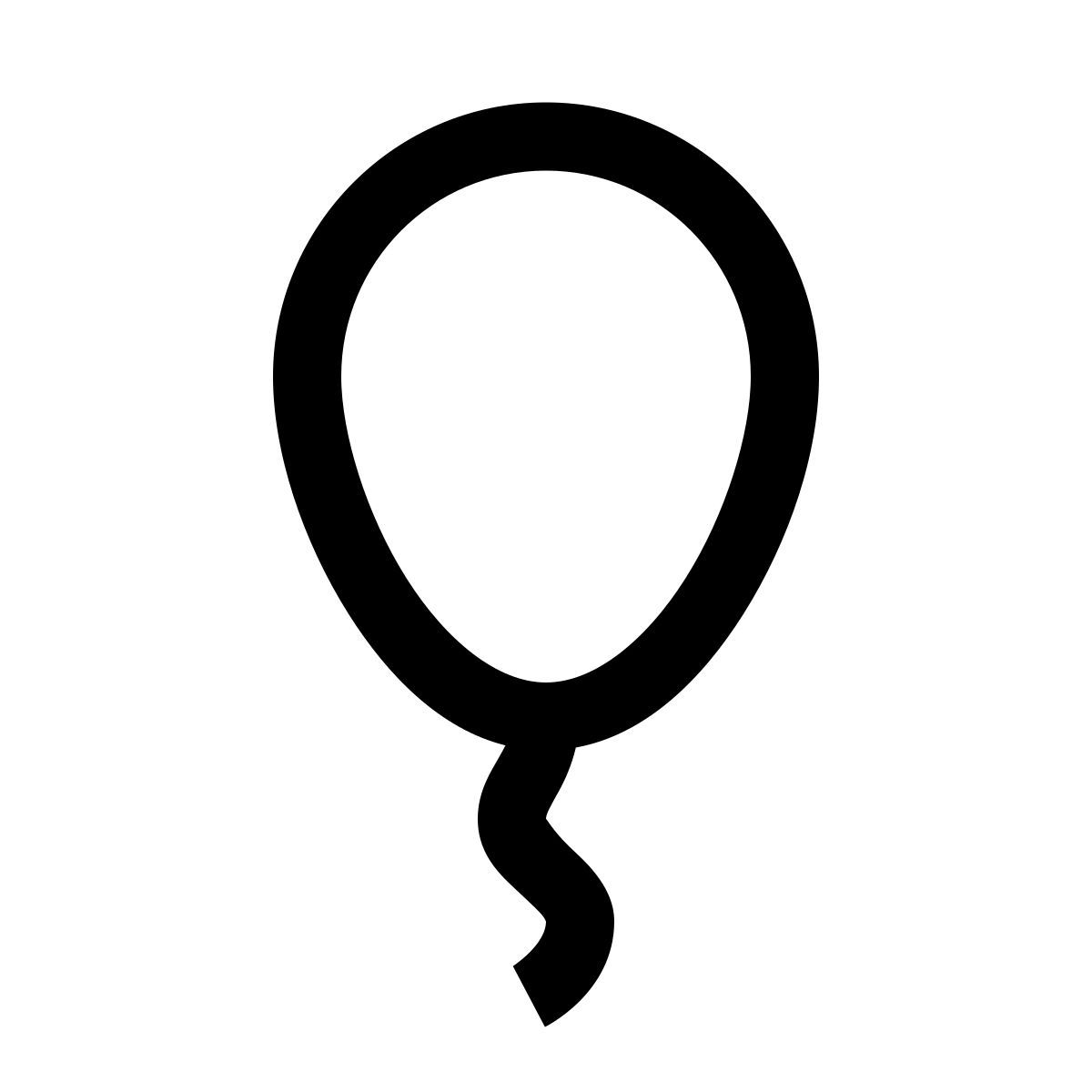 windows 10 style 聚会气球 icon