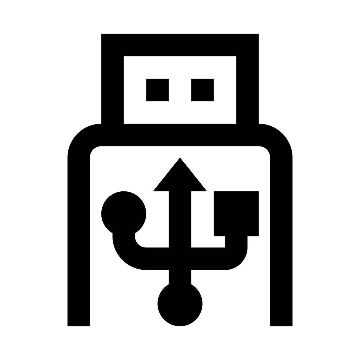 windows 10 style pen usb icon