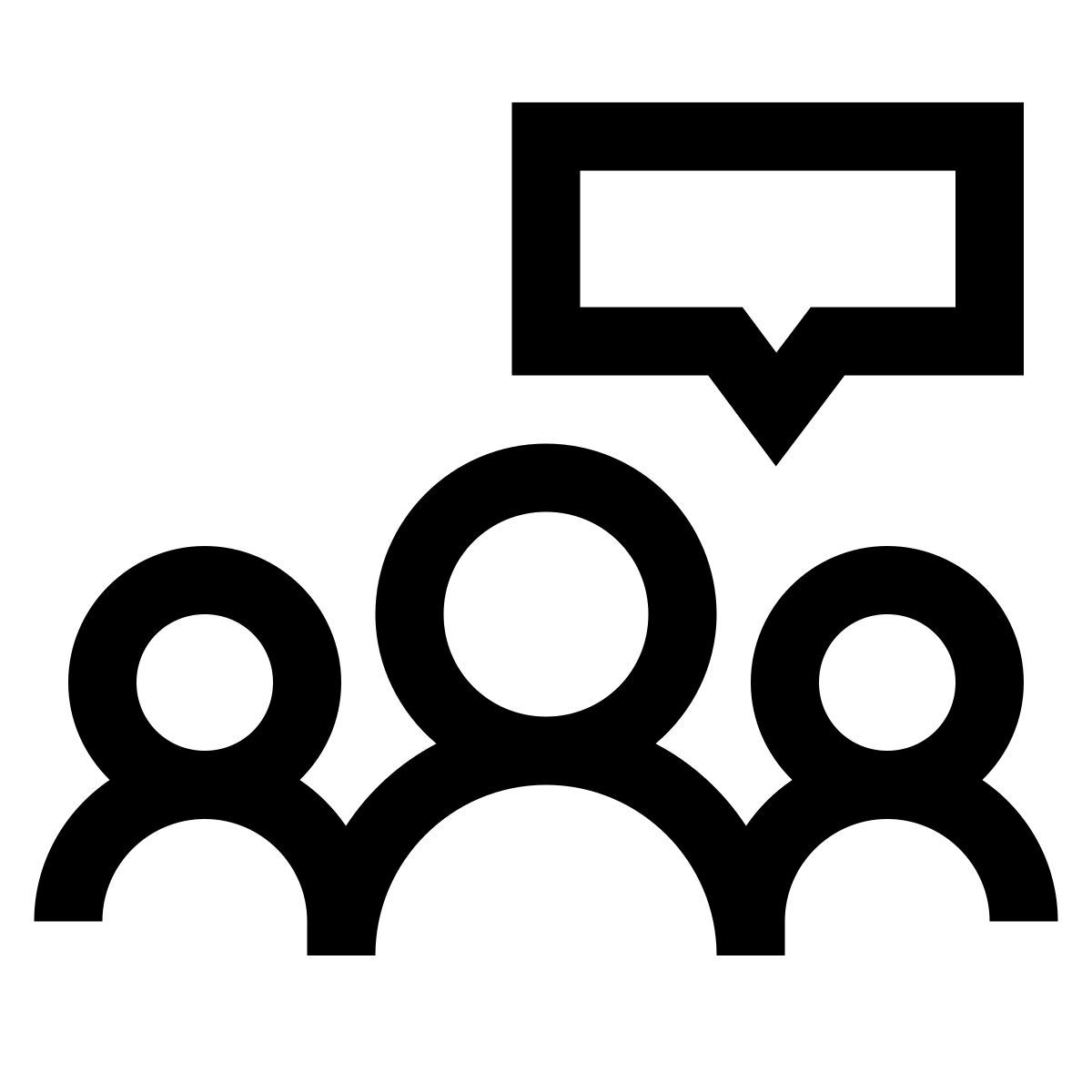 windows 10 style people working together icon