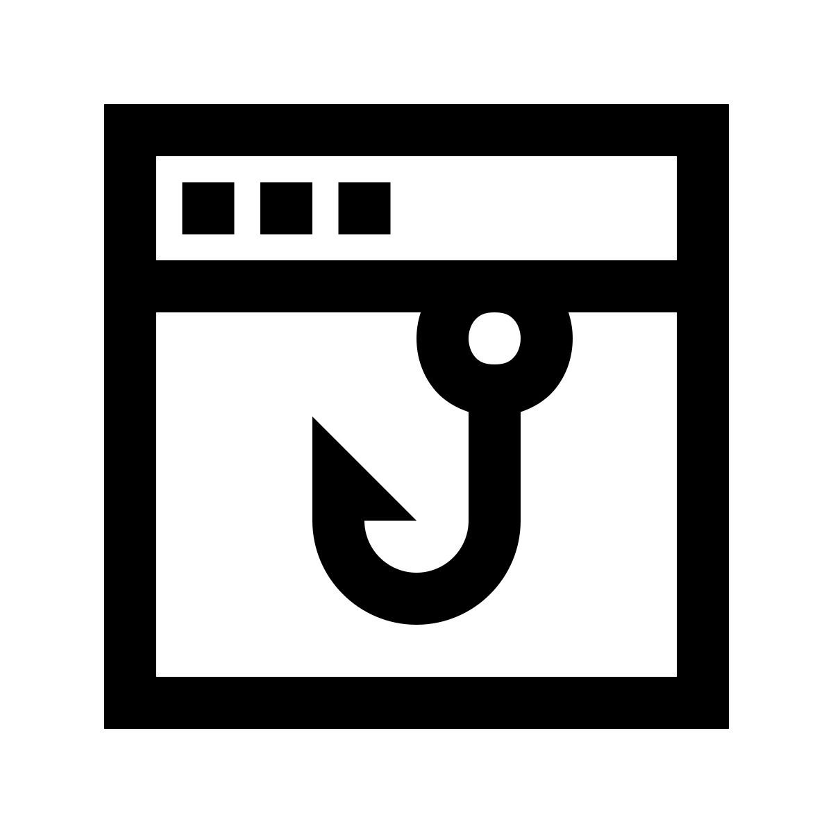 windows 10 style phishing icon