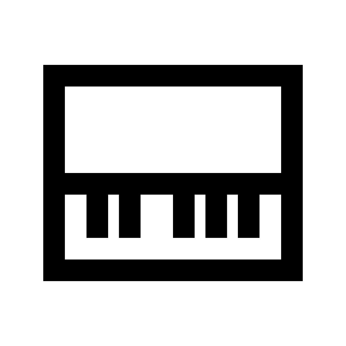 windows 10 style piano icon