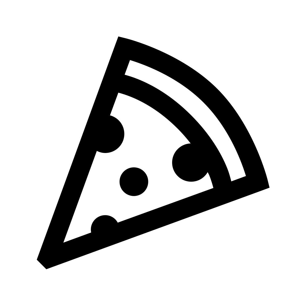 windows 10 style pizza icon