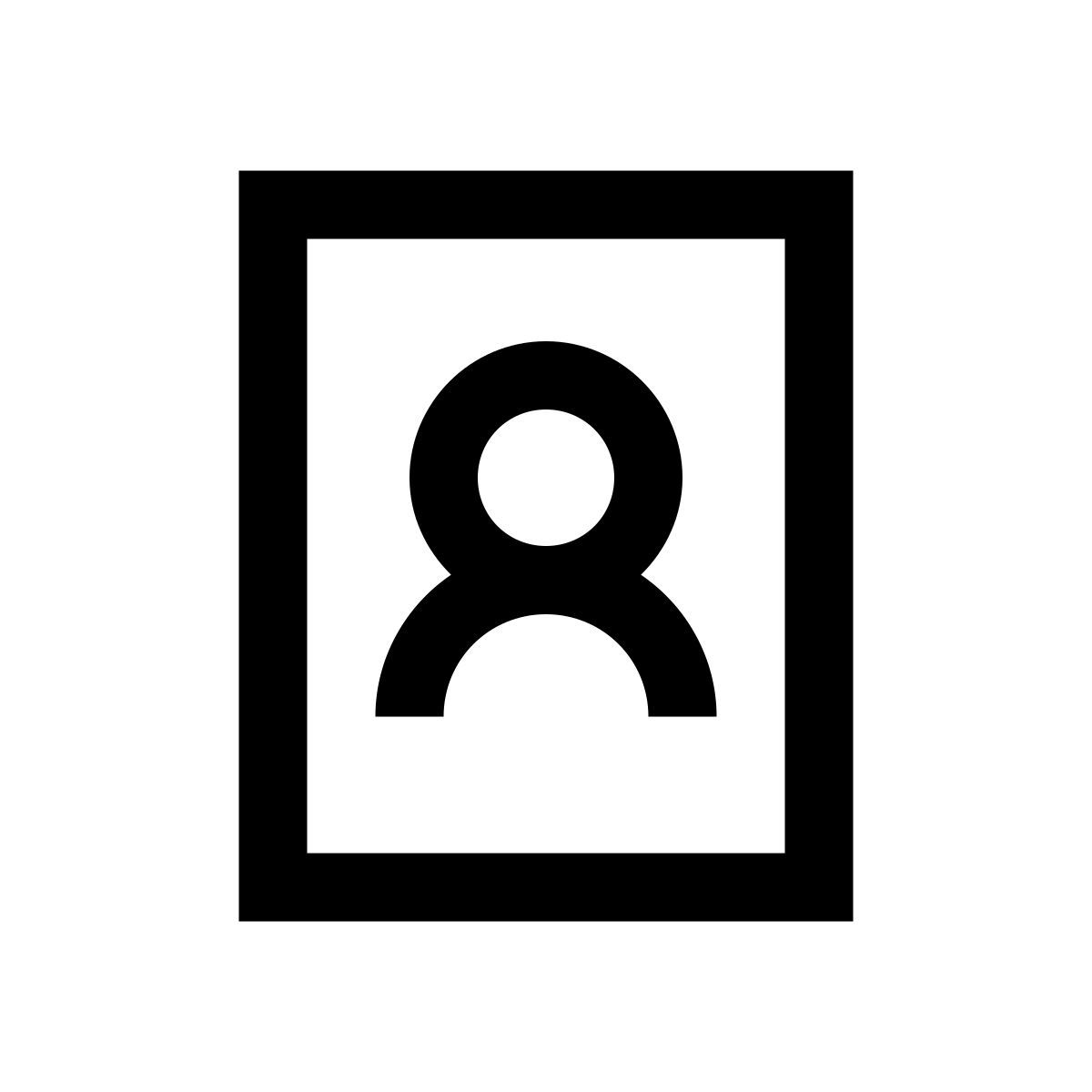 windows 10 style retrato icon