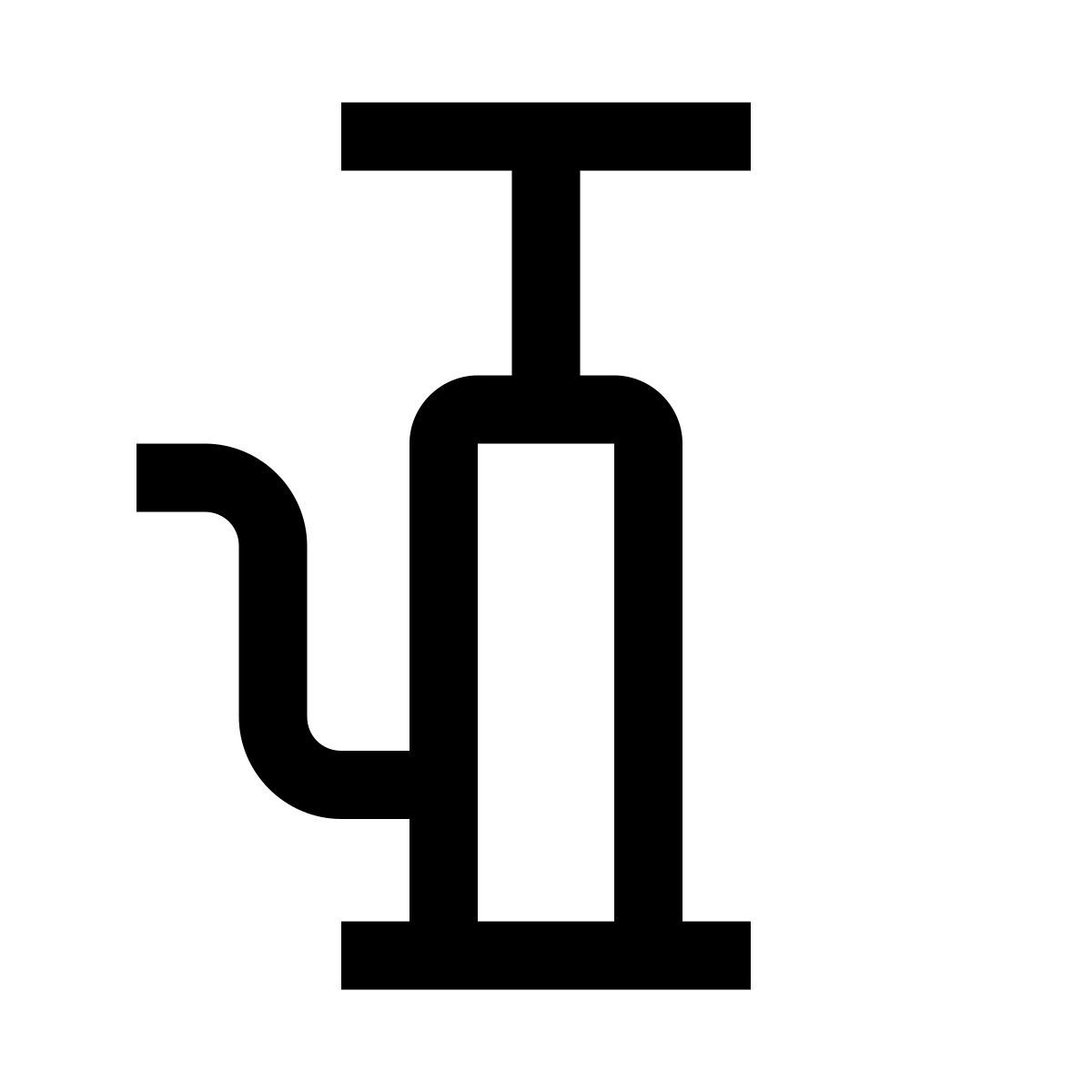 windows 10 style 핸드 펌프 icon