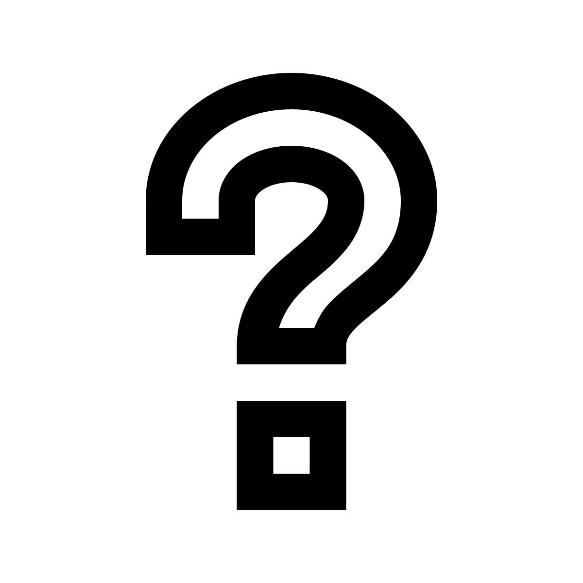 windows 10 style signo de interrogación icon