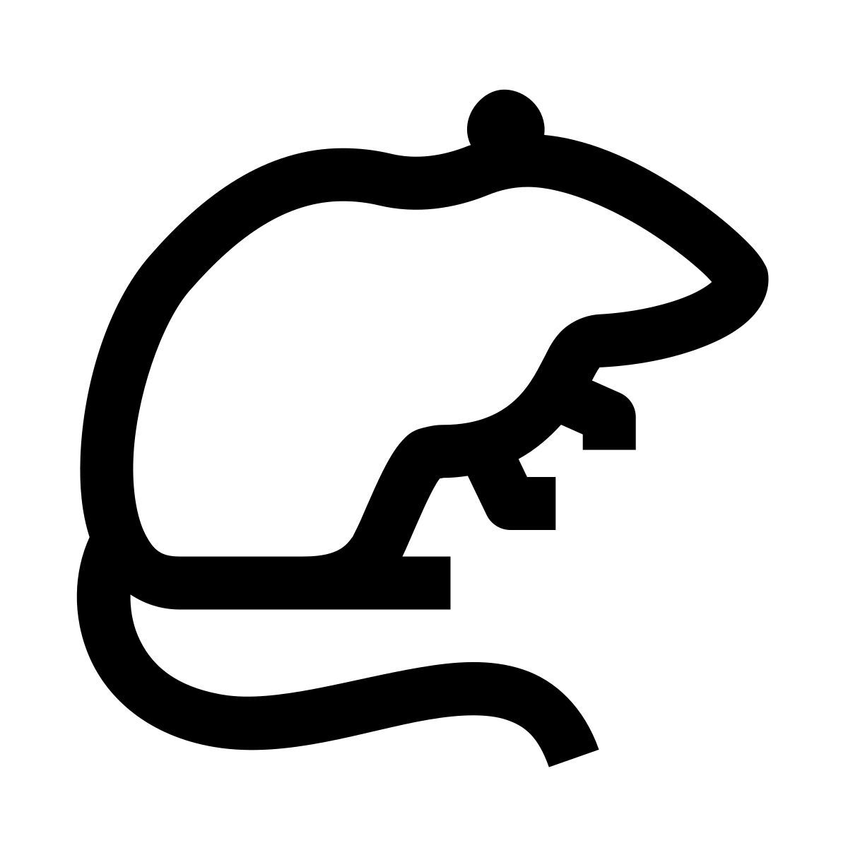 windows 10 style rata silhuette icon