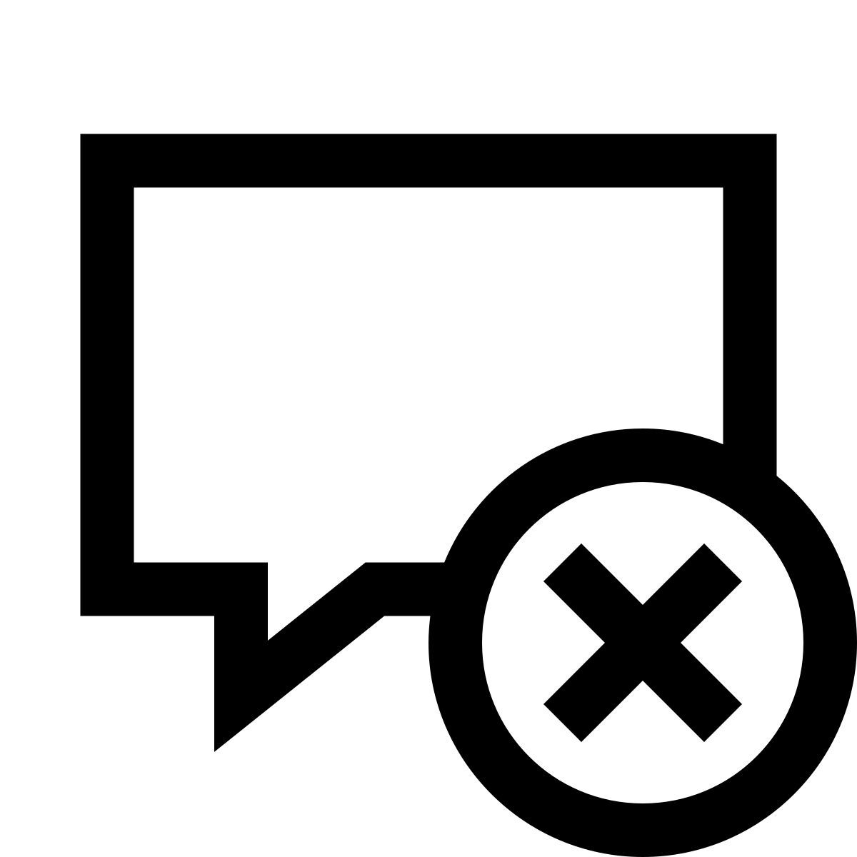 windows 10 style refuse icon